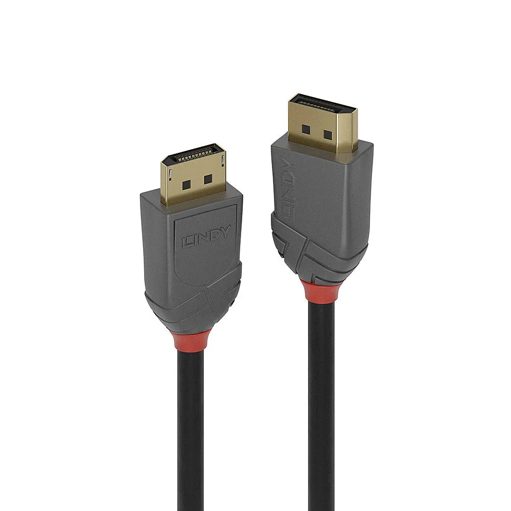 Lindy 36484 DisplayPort-Kabel 5 m Schwarz, Grau Lindy 36484 DisplayPort-Kabel 5 m Schwarz, Grau