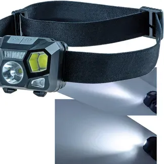 LED-Stirnlampe mit Akku “CTH-5” IP44 5W, 375 Lumen, mit Gestensteuerung LED-Stirnlampe mit Akku “CTH-5” IP44 5W, 375 Lumen, mit Gestensteuerung