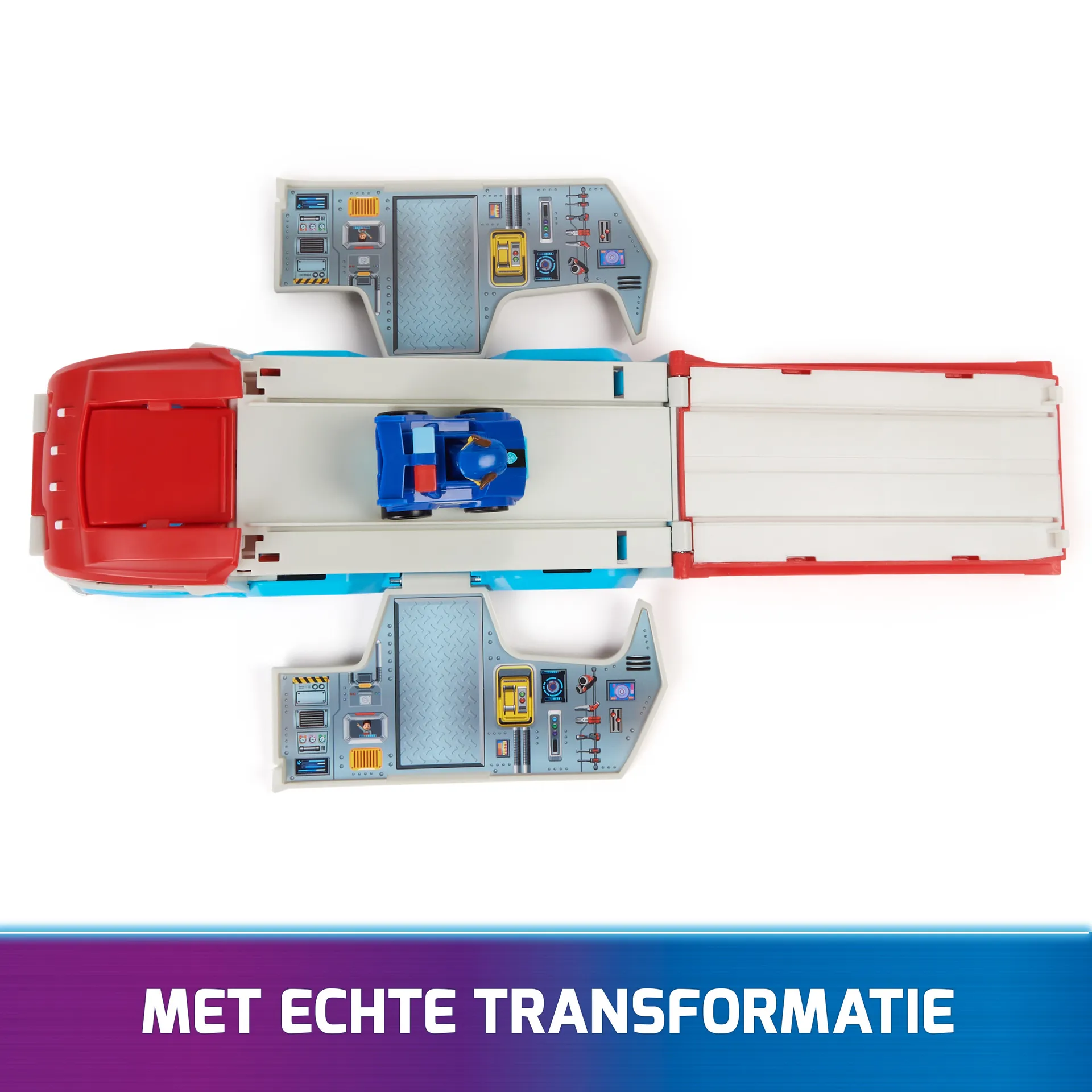 PAW Patrol , Pup Squad Patroller Teamfahrzeug mit Chase-Spielzeugauto – Bild 3