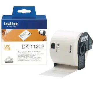 Brother DK-11202 Etiketten erstellendes Band Schwarz auf weiss Brother DK-11202 Etiketten erstellendes Band Schwarz auf weiss