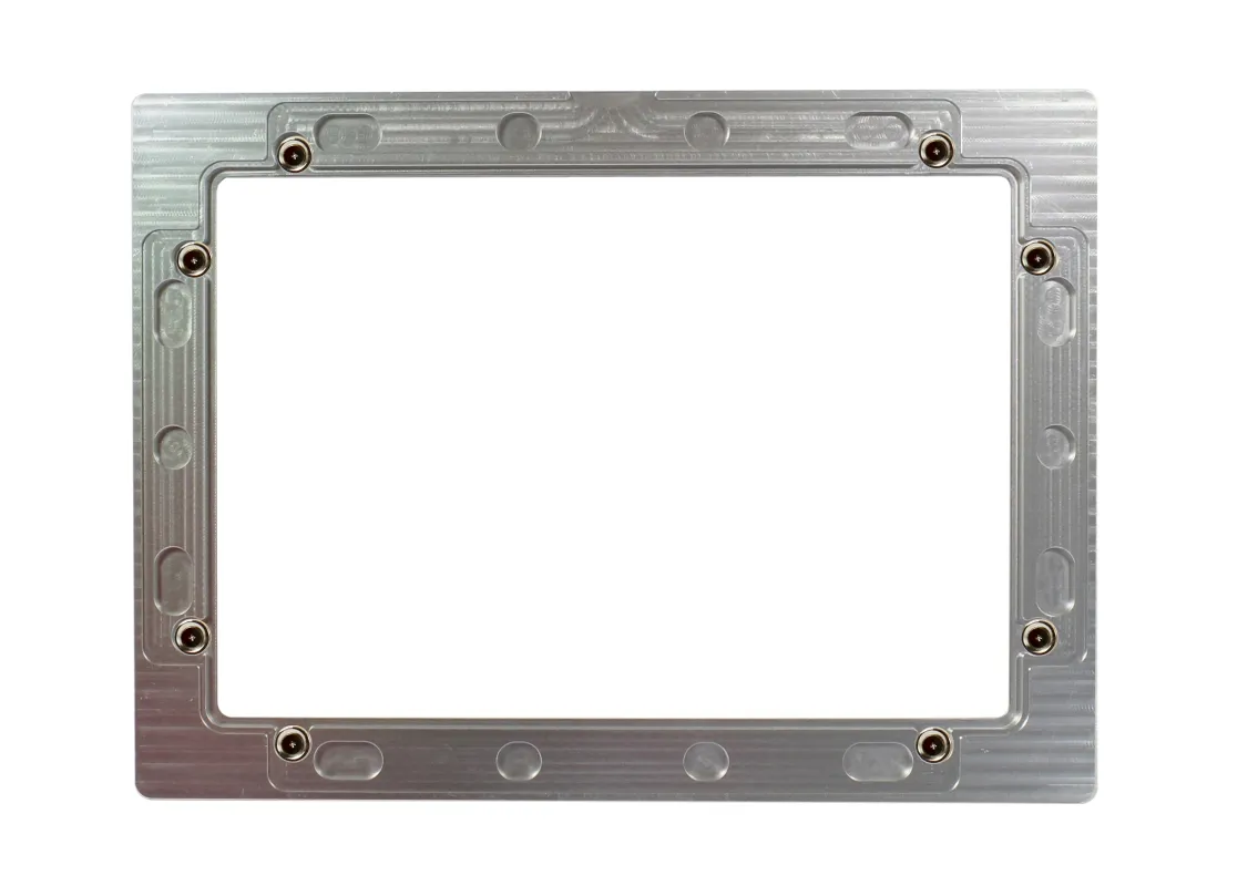 ALLNET Touch Display Tablet 10 Zoll zbh. Blende für Einbaurahmen silber schmal – Bild 2