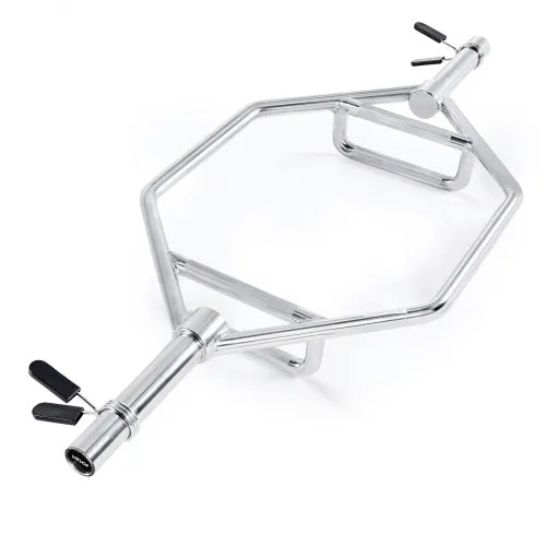VEVOR Trap Bar Hexagon Hantelstange Langhantel 50 mm 360 kg Tragkraft, Gewichtheben und Krafttrainingsgerät, Heimfitnessstudio für Kniebeugen Kreuzheben Schulterdrücken, Silber VEVOR Trap Bar Hexagon Hantelstange Langhantel 50 mm 360 kg Tragkraft, Gewichtheben und Krafttrainingsgerät, Heimfitnessstudio für Kniebeugen Kreuzheben Schulterdrücken, Silber