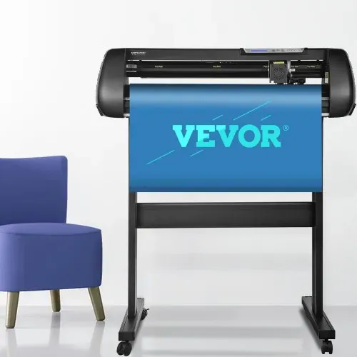VEVOR Schneideplotter 720 mm Schnittbreite Plottermaschine, 20 - 800 mm / s Folienschneider, 3 Klingen Folienplotter Cutting Plotter Foliendrucker mit Signmaster Software für Schilder & Dekorationen – Bild 7