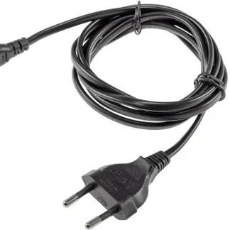 Netzkabel Eurostecker > Doppelnutstecker H03VVH2-F2G, 0,75 mm², 2,5A/250V, 1,5m Netzkabel Eurostecker > Doppelnutstecker H03VVH2-F2G, 0,75 mm², 2,5A/250V, 1,5m