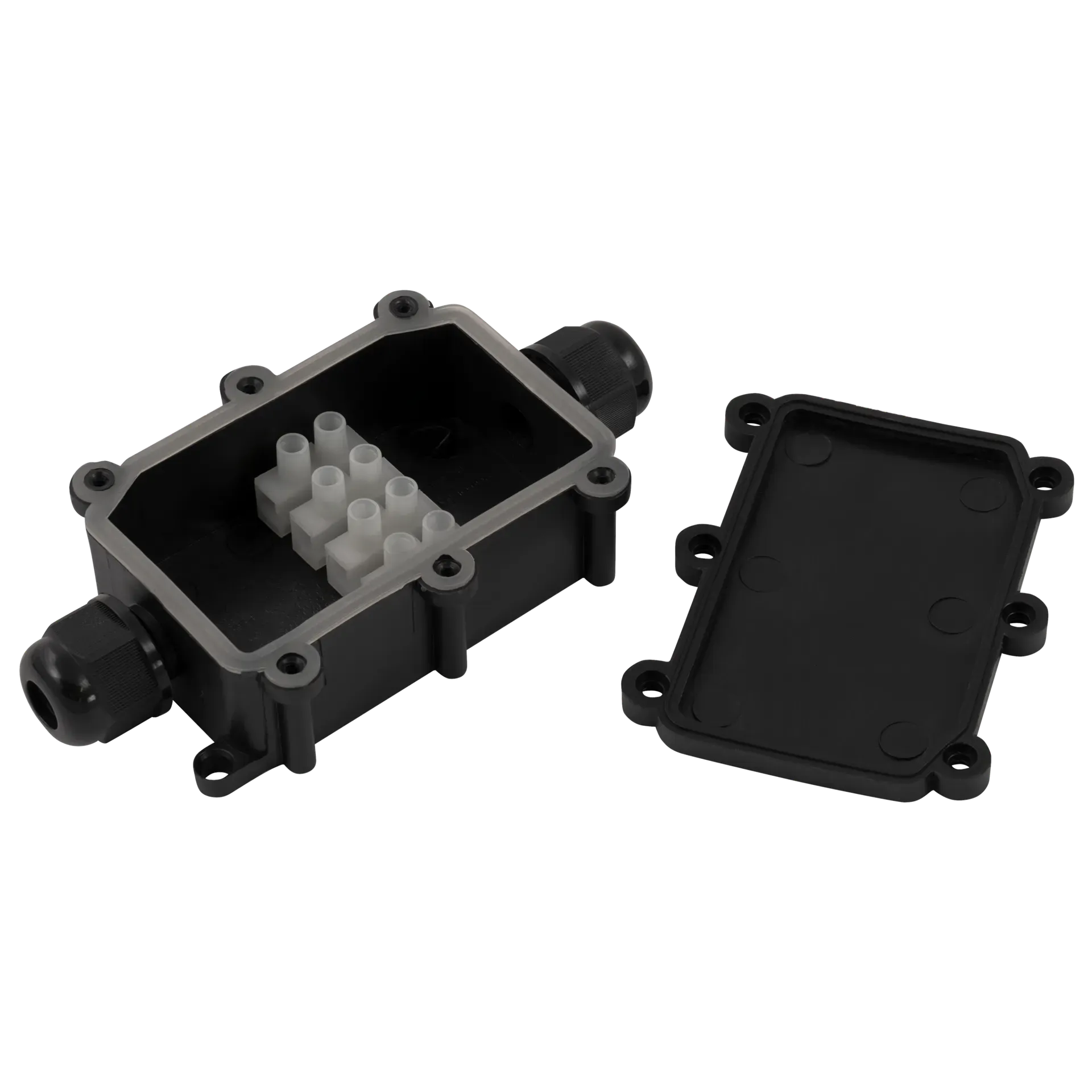 Abzweigdose McPower, IP68 - für Außen, 1 Ein- und 1 Ausgang, 124x52x32mm – Bild 3