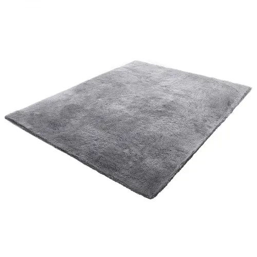 VEVOR Hochflor Teppich 3048x2438 mm, flauschiger Wohnzimmerteppich mit dreilagigem Material, 35 mm Florhöhe, für Wohnzimmer, Schlafzimmer, Loungebereich, fusselfrei und mit weich, grau – Bild 8