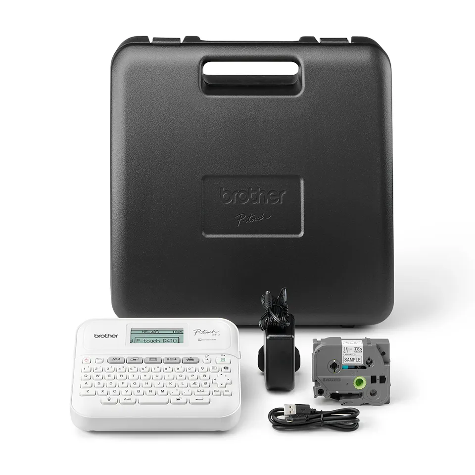 Brother PT-D410VP Etikettendrucker ZINK (Zero-Ink) 180 x 180 DPI Kabelgebunden TZe QWERTY – Bild 3