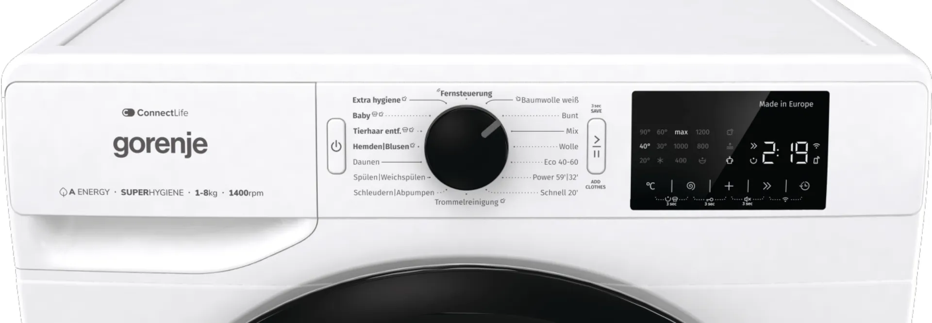 Gorenje Waschmaschine WPNEI84A1TS BK070 – Bild 7
