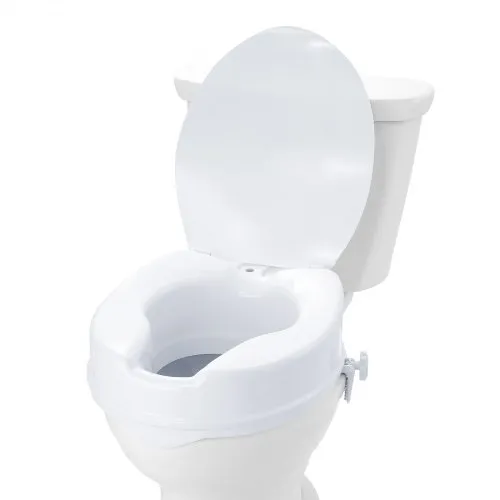 VEVOR Toilettensitzerhöhung Erhöhter Toilettensitz, 10 cm, 136 kg Tragkraft, Universelle Toilettensitzerhöhung, Schraubstangenverriegelung, mit Toilettensitz, für Behinderte, Patienten, Schwangere VEVOR Toilettensitzerhöhung Erhöhter Toilettensitz, 10 cm, 136 kg Tragkraft, Universelle Toilettensitzerhöhung, Schraubstangenverriegelung, mit Toilettensitz, für Behinderte, Patienten, Schwangere