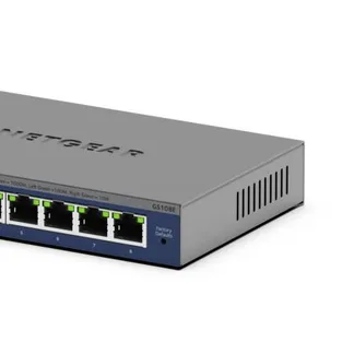 NETGEAR GS108Ev4 Unmanaged L2/L3 Gigabit Ethernet (10/100/1000) Grau NETGEAR GS108Ev4 Unmanaged L2/L3 Gigabit Ethernet (10/100/1000) Grau