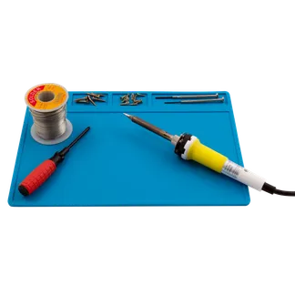 Silikon-Lötmatte McPower “LM-11“ 28x20cm, Hitzebeständig, Antistatisch Silikon-Lötmatte McPower “LM-11“ 28x20cm, Hitzebeständig, Antistatisch