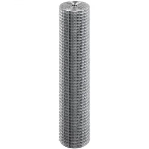 VEVOR Drahtgeflecht 610mmx7,62m Volierendraht 19 Gauge Maschendrahtzaun, Feuerverzinkte Maschendrahtrolle 12,7x12,7mm Maschenweite Maschendraht für Kaninchenkäfige Kleine Nagetiere – Bild 10