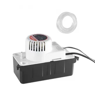 VEVOR Kondensatabsaugpumpe Kondensatpumpe 1/50 PS 1,89 L Tank, automatische AC-Kondensatpumpe mit Schwimmerschalter und 6 m Schlauch für Klimaanlage Luftentfeuchter, Eisbereiter-Wasserablauf Schwarz VEVOR Kondensatabsaugpumpe Kondensatpumpe 1/50 PS 1,89 L Tank, automatische AC-Kondensatpumpe mit Schwimmerschalter und 6 m Schlauch für Klimaanlage Luftentfeuchter, Eisbereiter-Wasserablauf Schwarz
