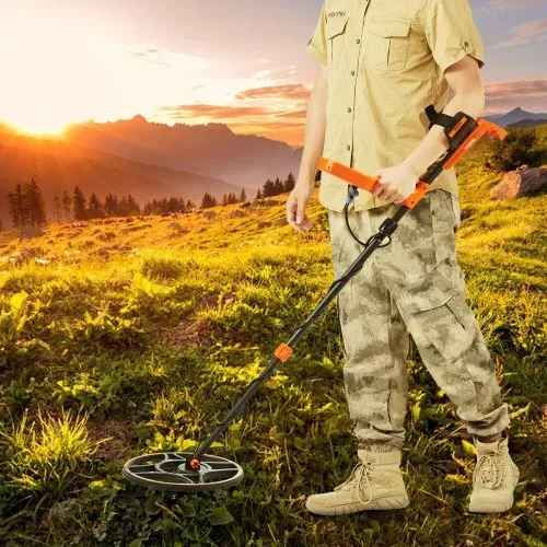 VEVOR Profi Metalldetektor 7 Modi Metallsuchgerät 30,5cm Suchspule IP68 Tauchtiefe bis zu 3m Goldsucher mit verstellbarem Griff Golddetektor inkl. Bluetooth-Headset Präzisions-Ortungsgerät – Bild 7
