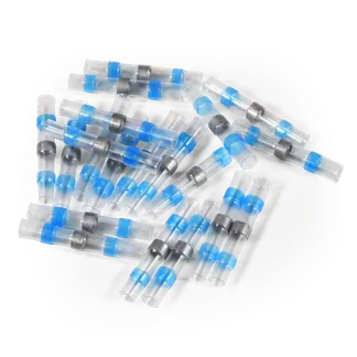 Lötverbinder McPower, Ø4,5mm – blaue Markierung, 1,5-2,5mm² Kabel, 20er-Pack Lötverbinder McPower, Ø4,5mm – blaue Markierung, 1,5-2,5mm² Kabel, 20er-Pack
