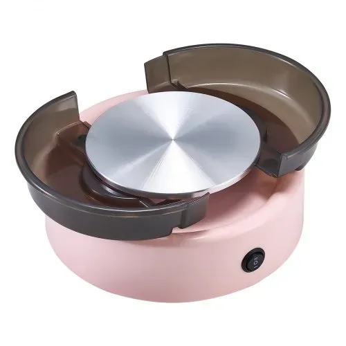 VEVOR Mini Töpferscheibe Maschine 158 mm Drehteller mit einstellbarer Rotationsgeschwindigkeit (0-140 U/min), elektrische Tonscheibe mit Tonformungswerkzeugen für Heimwerken Töpferkurse, Rosa rund – Bild 9