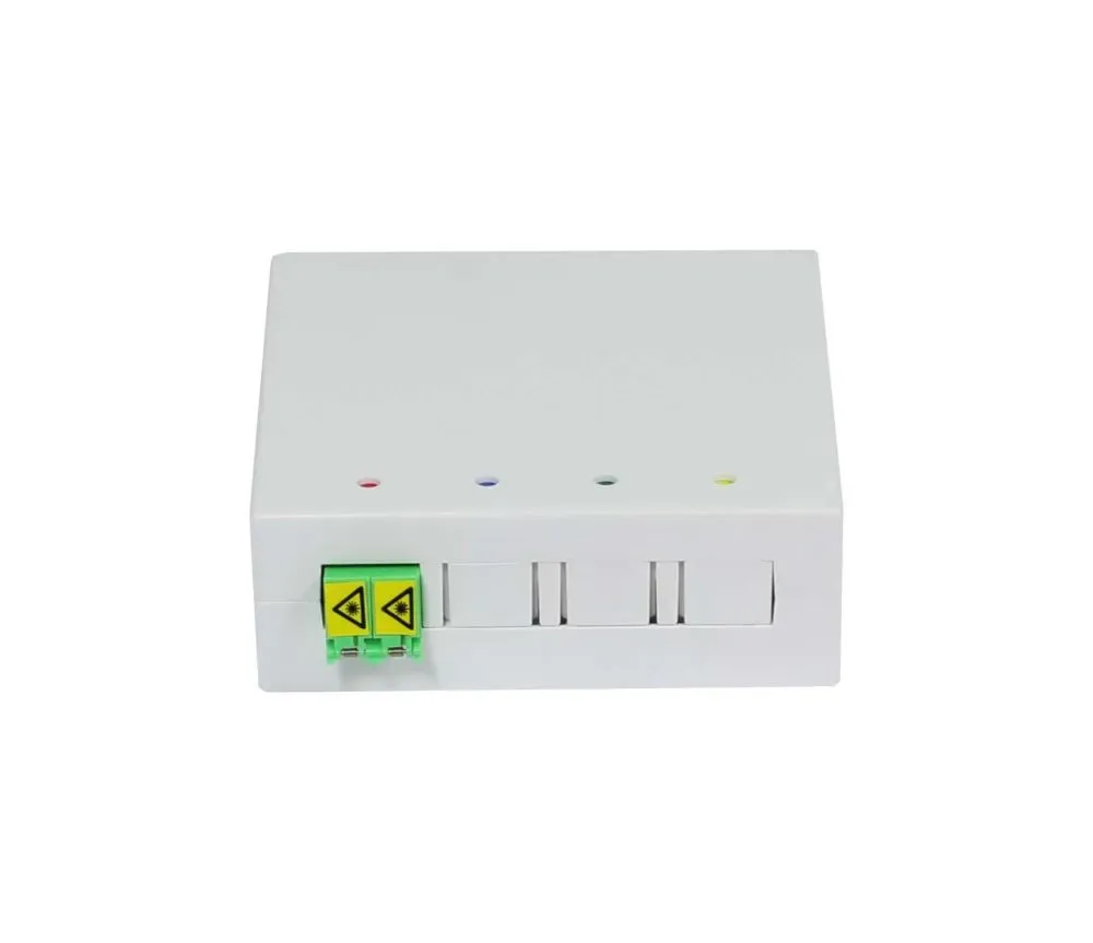 LWL-FTTH Wandgehäuse, für 4 Kupplungen SC-S oder LC-D 80x80 mit Kabelführung, DIN-Rail/Wand, Schrumpf, Synergy 21 – Bild 7