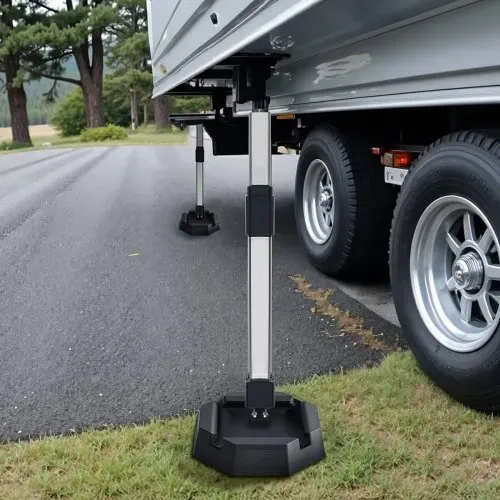 VEVOR 4 Stk. Nivellierpads für Wohnmobile Anhänger-Wagenheberpads aus Gummi 2300 kg belastbar (pro Pad) Wagenheber-Stabilisierungspad mit großer Oberfläche, ideal für Quadratfüße (139,7 mm) – Bild 7