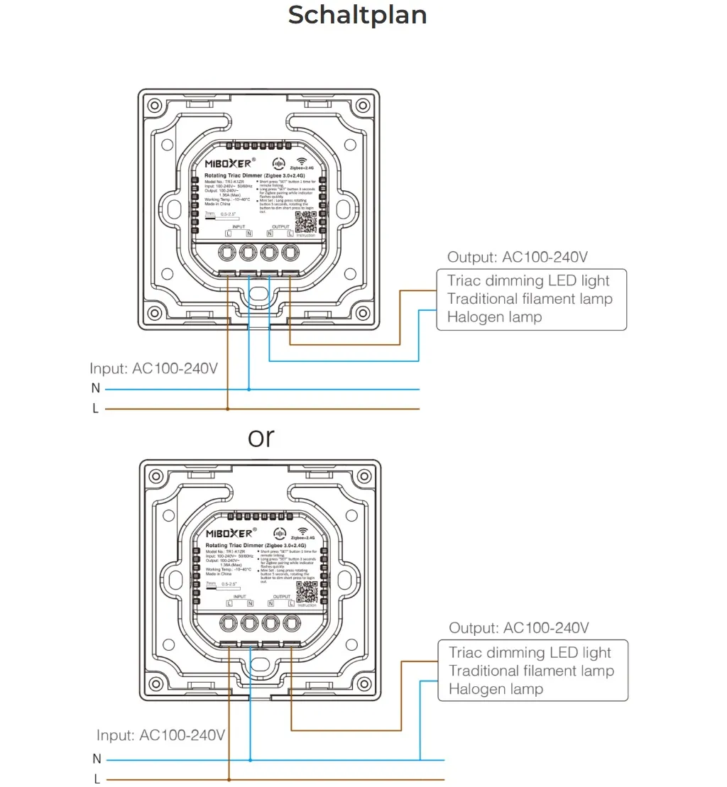 Synergy 21 Rotating Triac dimmer Fernbedinung (Zigbee 3.0 + 2.4GHz) *Milight/Miboxer* – Bild 7
