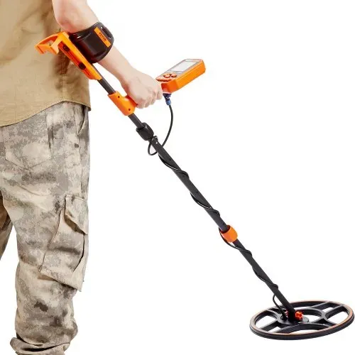 VEVOR Profi Metalldetektor 7 Modi Metallsuchgerät 30,5cm Suchspule IP68 Tauchtiefe bis zu 3m Goldsucher mit verstellbarem Griff Golddetektor inkl. Bluetooth-Headset Präzisions-Ortungsgerät – Bild 9