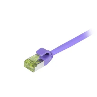 Patchkabel RJ45, CAT6A 500Mhz, 0.5m, lila, S-STP(S/FTP), slimline rund d=4,5mm, TPE/LSZH(Superflex), AWG28, mit CAT7 Rohkabel, Synergy 21 Patchkabel RJ45, CAT6A 500Mhz, 0.5m, lila, S-STP(S/FTP), slimline rund d=4,5mm, TPE/LSZH(Superflex), AWG28, mit CAT7 Rohkabel, Synergy 21