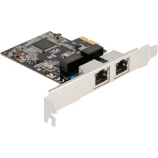 PCIE x1 auf 2x RJ45 Gbit, LAN-Adapter PCIE x1 auf 2x RJ45 Gbit, LAN-Adapter