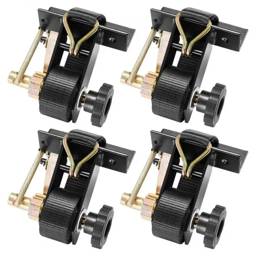VEVOR Spanngurte für Leitergestell, Vierkantrohrbefestigung, 38 mm x 2,25 m, Ratschengurte mit doppelten J-Haken, 226,8 kg Traglast, Ladungsgurt mit Schnallenverschluss (4er-Pack) VEVOR Spanngurte für Leitergestell, Vierkantrohrbefestigung, 38 mm x 2,25 m, Ratschengurte mit doppelten J-Haken, 226,8 kg Traglast, Ladungsgurt mit Schnallenverschluss (4er-Pack)