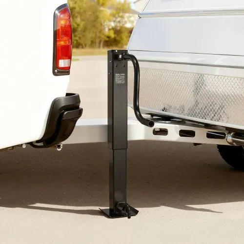 VEVOR Anhängerheber, 5443 kg Tragkraft, Anhängerstütze mit Kurbel, verstellbar von 703 bis 1377 mm, Reiseanhänger, Ausdrehstütze zum Anheben von Wohnmobil-, Nutzfahrzeug- & Yachtanhängern – Bild 7