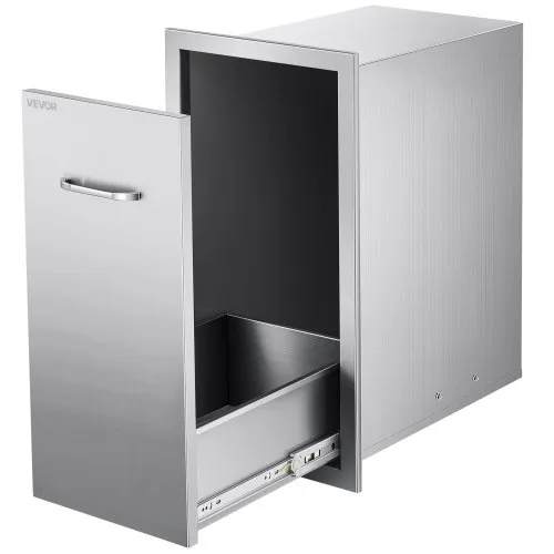 VEVOR Müllschublade für Außenküche Grillkücheninseln, 344x498x655 mm (BxTxH), Innenaufbewahrung, Mehrzweck-Küchenschubladen aus Edelstahl für Propangasflaschen, max. 25 kg (Keine Mülleimer) VEVOR Müllschublade für Außenküche Grillkücheninseln, 344x498x655 mm (BxTxH), Innenaufbewahrung, Mehrzweck-Küchenschubladen aus Edelstahl für Propangasflaschen, max. 25 kg (Keine Mülleimer)