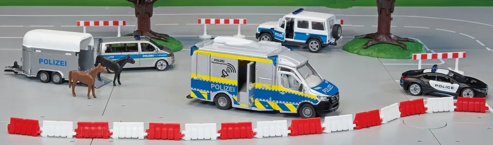 Siku Mercedes-Benz Sprinter Police Modell Polizeiwagen Vormontiert 1:50 – Bild 7
