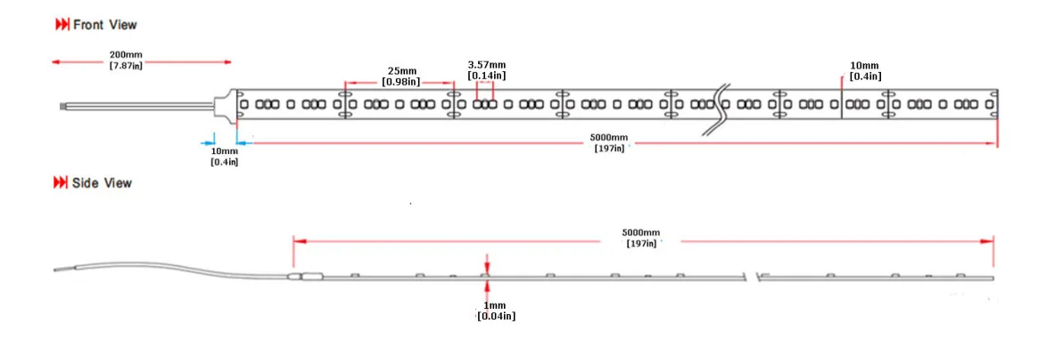 Synergy 21 LED Flex Strip 2216 - 280 WW DC24V 100W IP20 CRI>90 – Bild 2