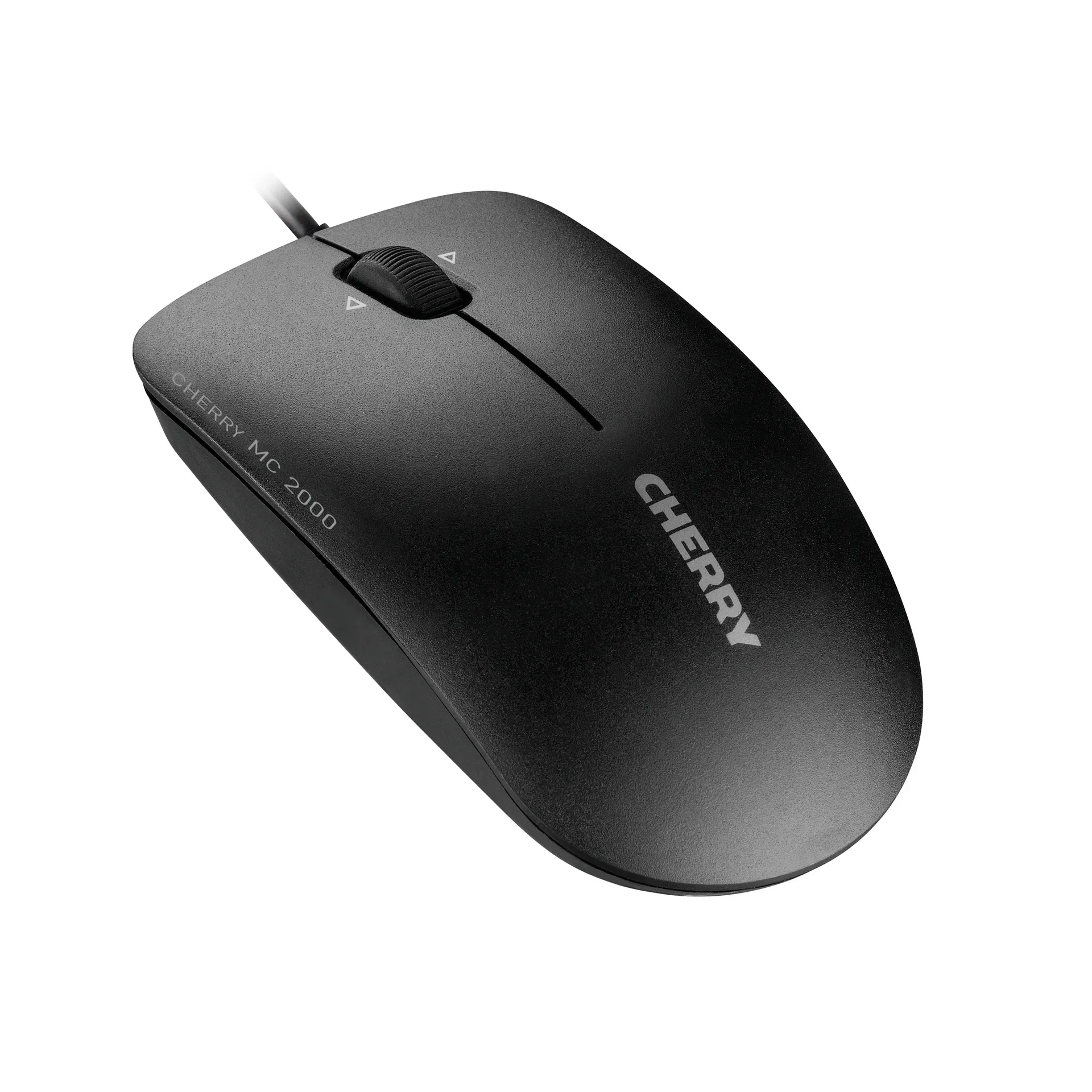 CHERRY MC 2000 Kabelgebundene Maus mit schwenkbarem Rad, Schwarz, USB – Bild 3