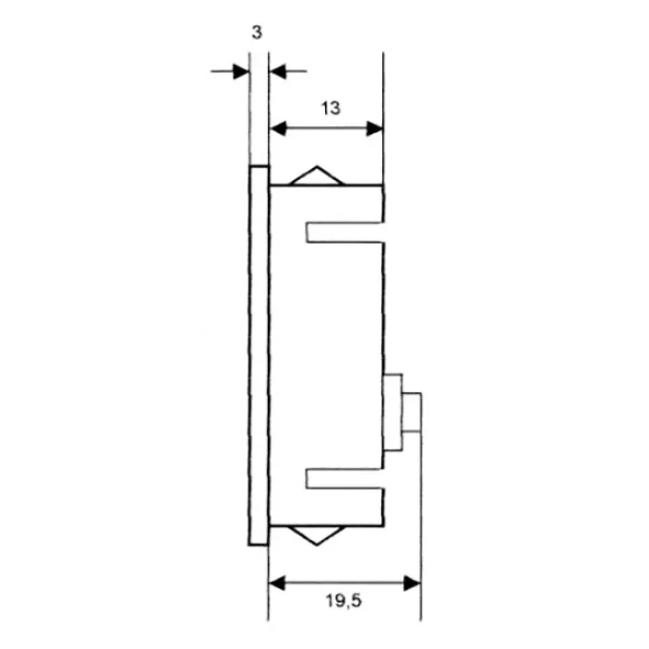 LCD Voltmeter-Einbaumodul PeakTech ''LDP-135'', 13mm Ziffernhöhe, Batteriebetrieben (9V Batterie) – Bild 3
