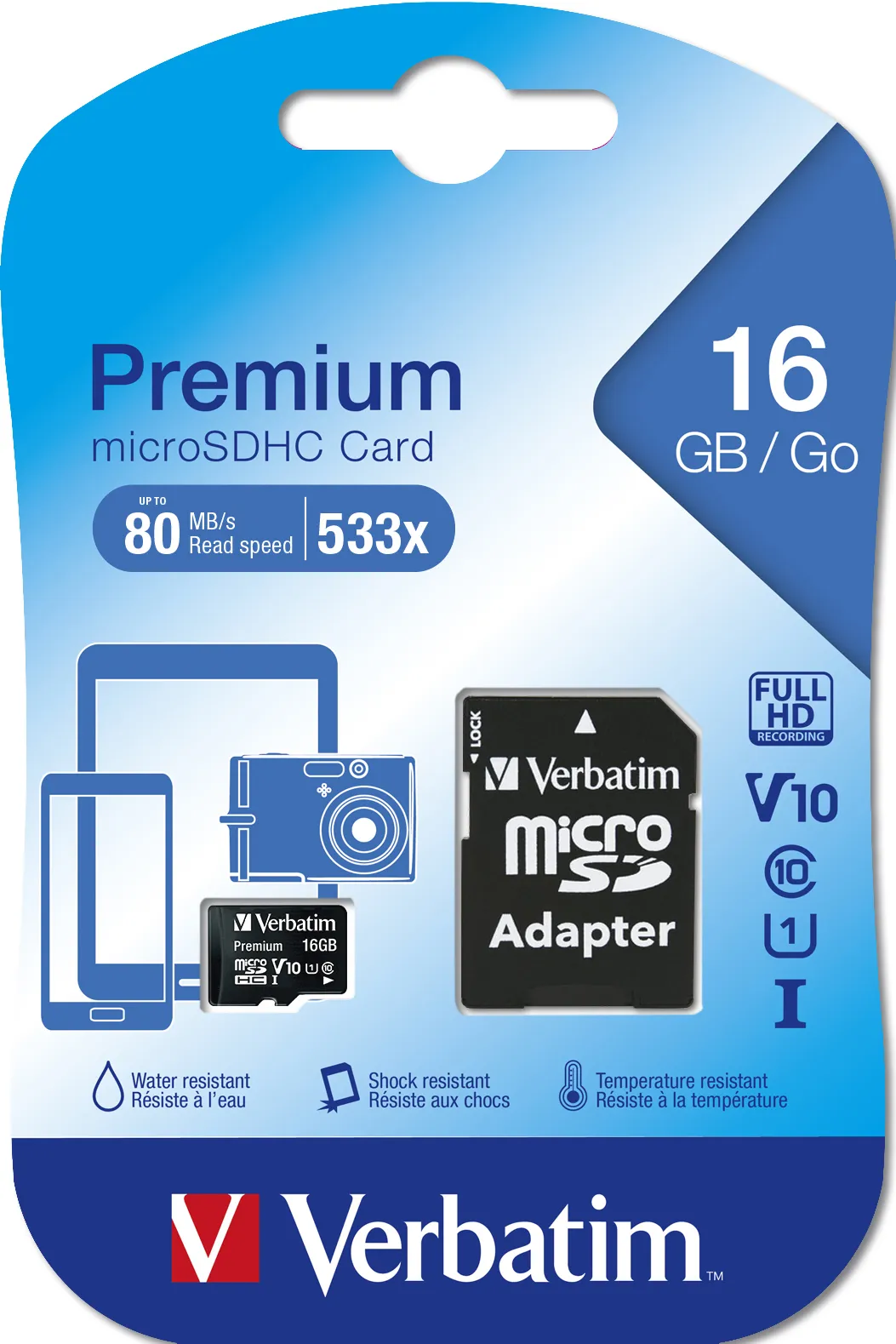 Verbatim Premium 16 GB MicroSDHC Klasse 10 – Bild 3