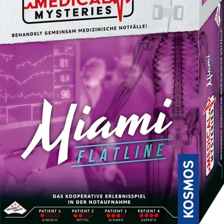 Kosmos Medical Mysteries – Miami Flatline 60 min Brettspiel Abzug Kosmos Medical Mysteries – Miami Flatline 60 min Brettspiel Abzug