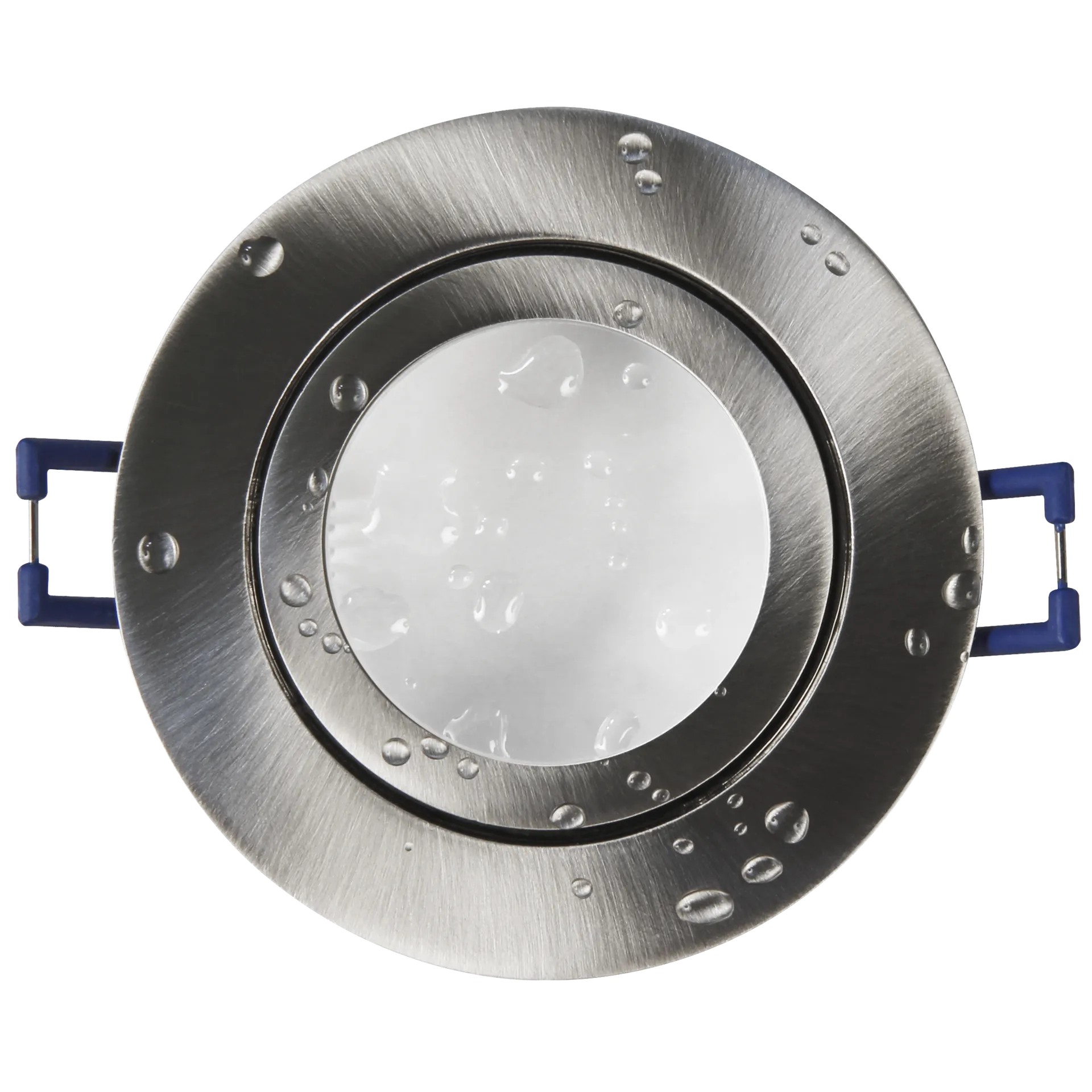 Einbaurahmen McShine ''DL-54'' rund, Clip-Verschluss, IP44, Edelstahl gebürstet – Bild 2