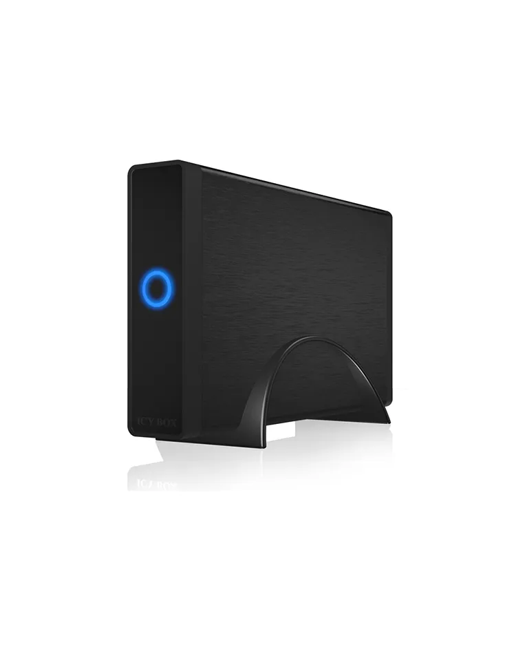 ICY BOX IB-377-C31 Gehäuse für 3,5" SATA HDD zu Type-C® - USB 3.1, Gen 2, 10 Gbit/s, Type-C® zu Type-C® Kabel, schwarz – Bild 6
