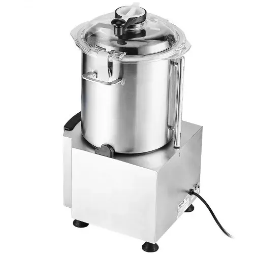 VEVOR Küchenmaschine Gemüsezerkleinerer 18 L Küchenmaschine aus lebensmittelechtem Edelstahl mit S-förmiger Klinge und Schaber, multifunktional zum Zerkleinern von Gemüse Obst Getreide Nüssen – Bild 10