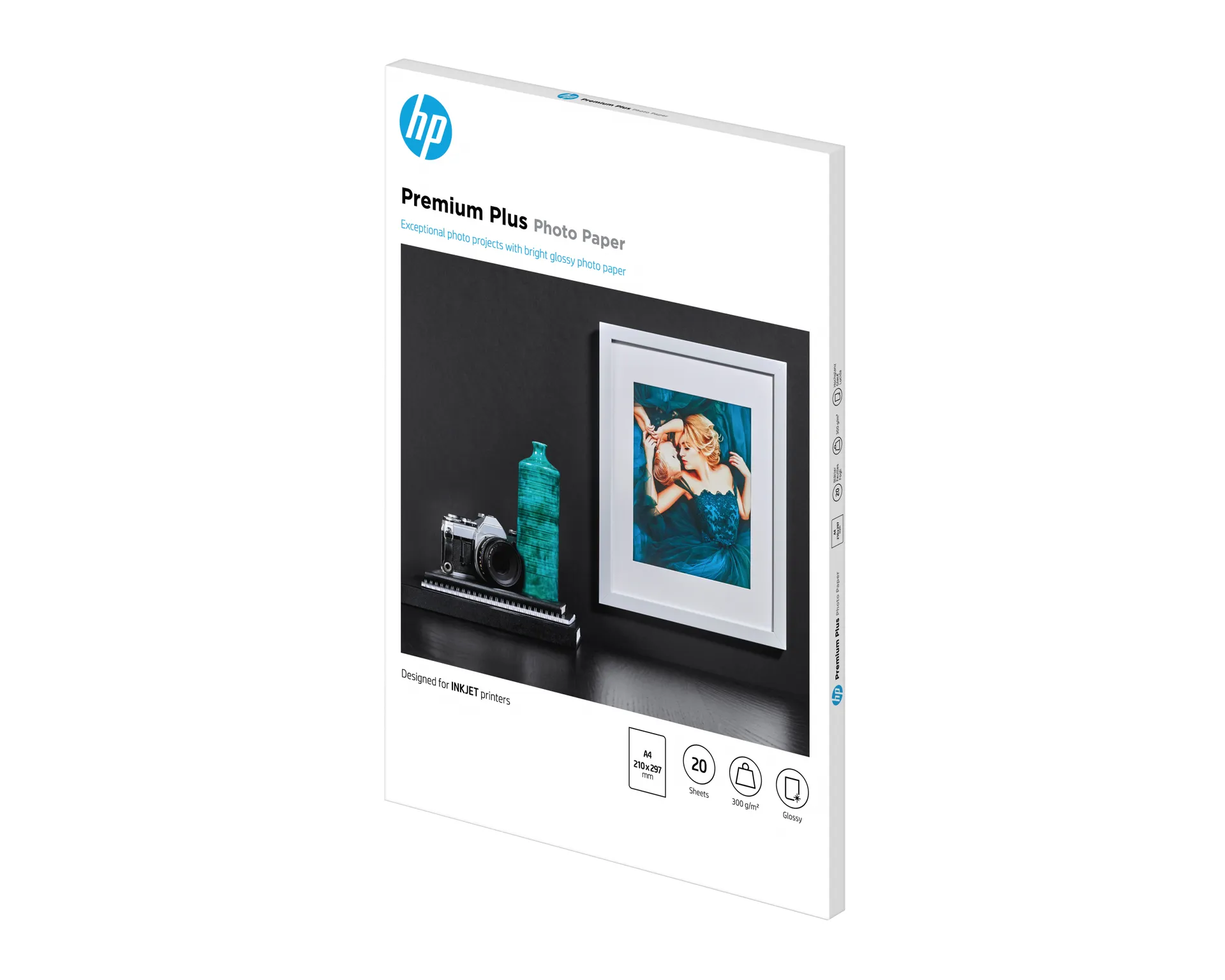 HP Premium Plus Fotopapier glänzend - 20 Blatt/A4/210 x 297 mm – Bild 2