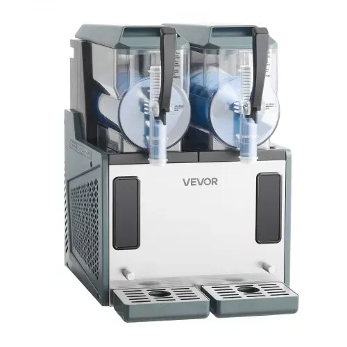 VEVOR Slush Maschine 2 x 4 L, Slusheis Eisbereiter 455 W (kein Eis nötig), Elektrische Margarita-Maschine mit Selbstreinigungsfunktion, Geeignet für Frozen Margaritas Frappés Milchshakes Shakes – Bild 8