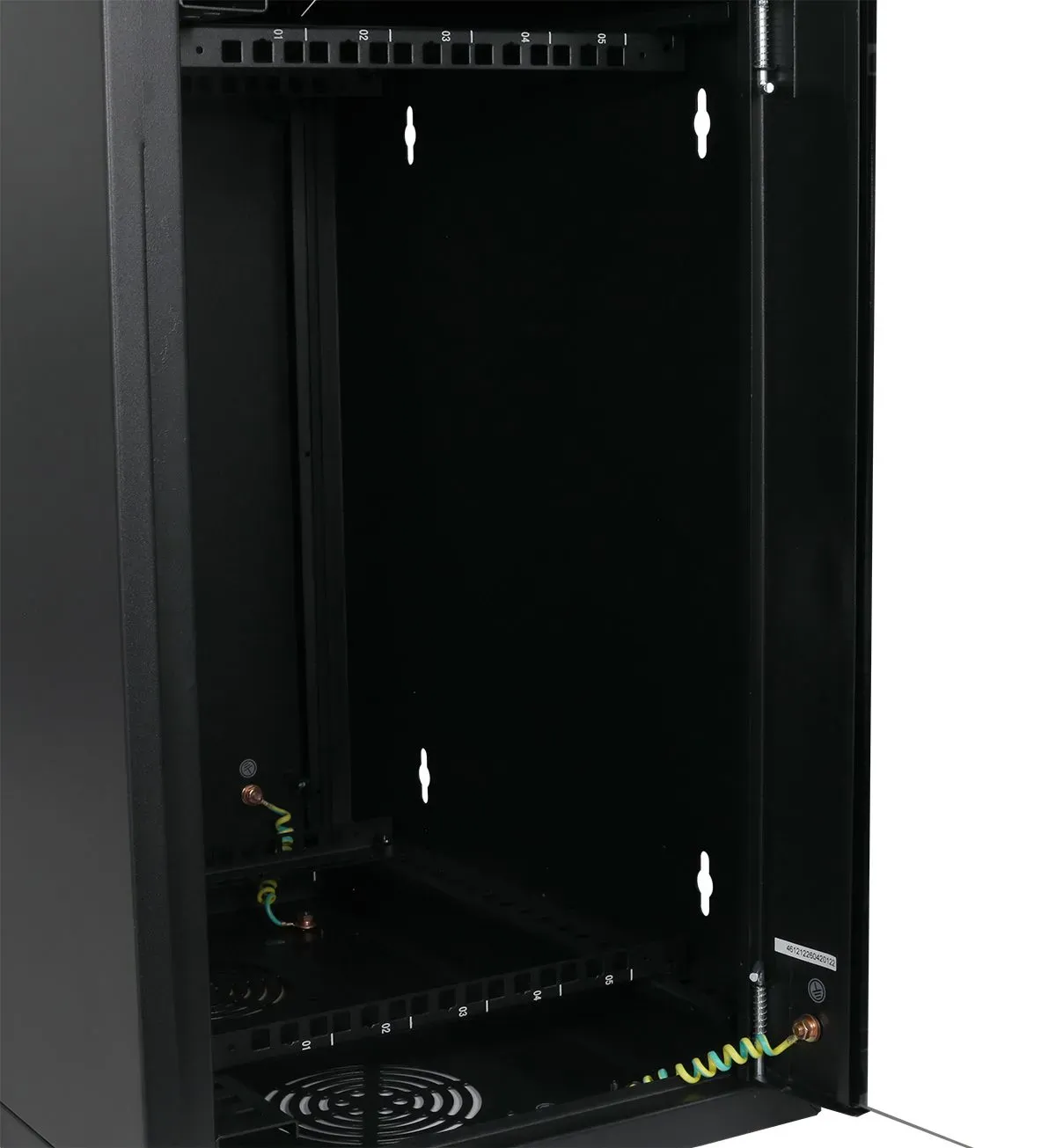 ALLNET 19"Wandgehäuse, 5HE, Vertikal, T370, Schwarz, SMH-Serie, – Bild 8