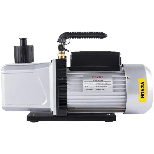 VEVOR Vakuumpumpe Unterdruckpumpe 1-stufig 1PS 340L/min Einlassanschluss 0,64 cm – Bild 8