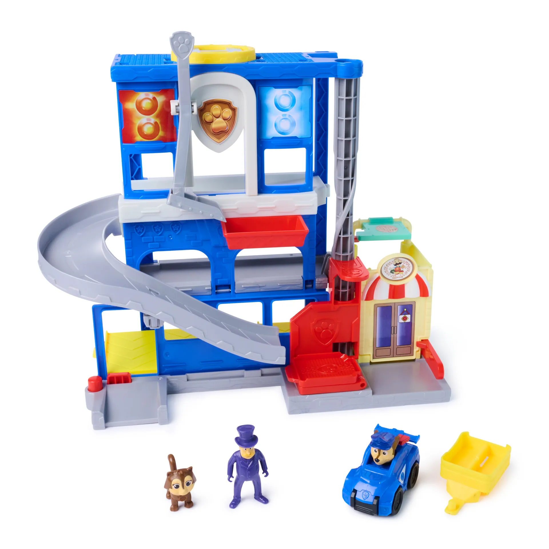 PAW Patrol - Search & Rescue: Pup Squad Hauptquartier Spielset mit Chase Racer und 2 Figuren – Bild 2