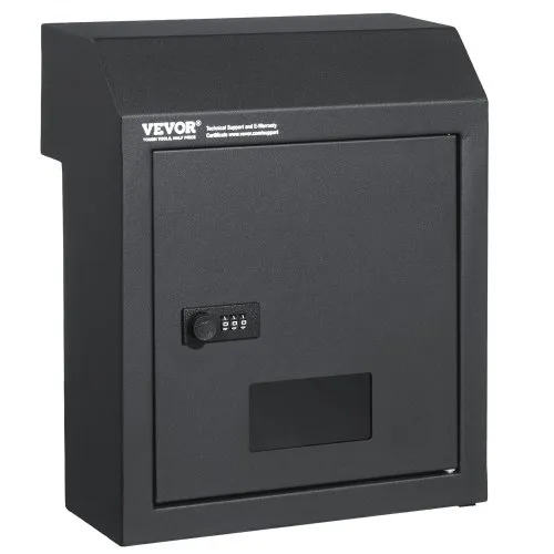 VEVOR Einbau-Türbriefkasten, 305 x 155 x 360 mm, Briefkasten für die Türdurchführung, 43 mm, robuster Stahl, Zahlencode-Schloss für Briefe, Schlüssel, Zuhause, Büro, Dunkelgrau VEVOR Einbau-Türbriefkasten, 305 x 155 x 360 mm, Briefkasten für die Türdurchführung, 43 mm, robuster Stahl, Zahlencode-Schloss für Briefe, Schlüssel, Zuhause, Büro, Dunkelgrau