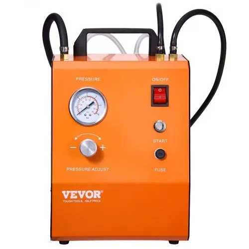 VEVOR elektrisches Bremsenentlüfter-Set Profi Hauptbremszylinder-Entlüftungsset mit Druckmesser & eingebauter Luftpumpe, vielseitiges Bremsenentlüfter-Adapterset für Gleich- und Wechselstrom – Bild 10