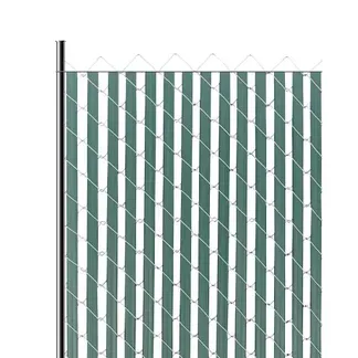 VEVOR Sichtschutzlamellen 1130 mm, doppelwandige vertikale Lamellen mit unterer Verriegelung für Maschendrahtzäune, hochdichte HDPE-Maschendrahtlamellen, ideal für Garten, Bauernhof, Sportplatz (grün) VEVOR Sichtschutzlamellen 1130 mm, doppelwandige vertikale Lamellen mit unterer Verriegelung für Maschendrahtzäune, hochdichte HDPE-Maschendrahtlamellen, ideal für Garten, Bauernhof, Sportplatz (grün)