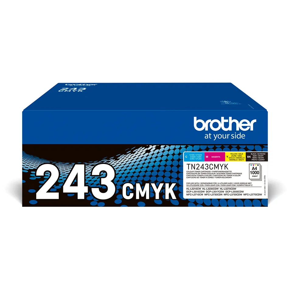 Brother TN-243CMYK Tonerkartusche 1 Stück(e) Original Schwarz, Cyan, Magenta, Gelb Brother TN-243CMYK Tonerkartusche 1 Stück(e) Original Schwarz, Cyan, Magenta, Gelb