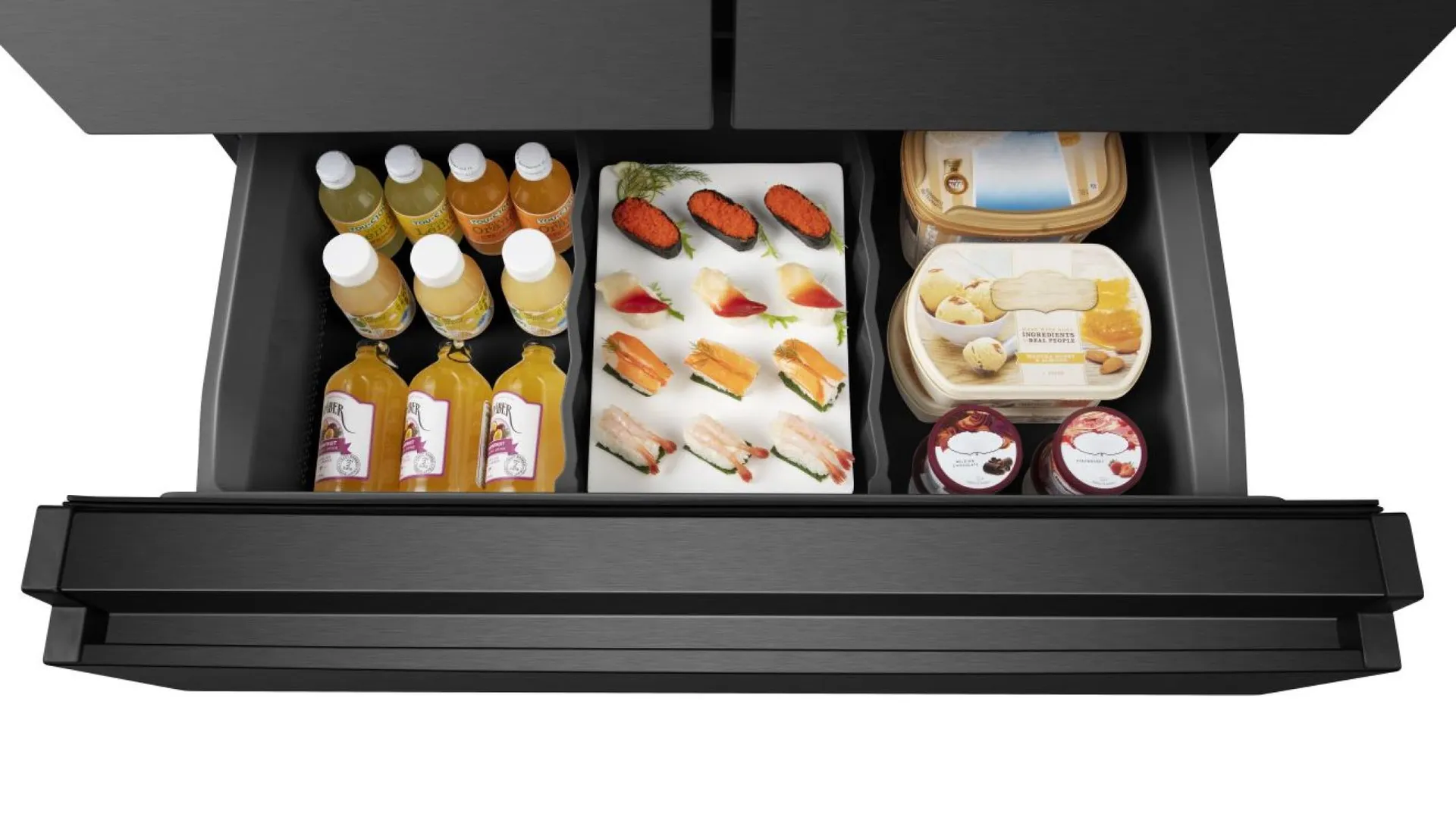 Hisense Kühlschrank mit French Door Design RF728N4SBFE ČR – Bild 7