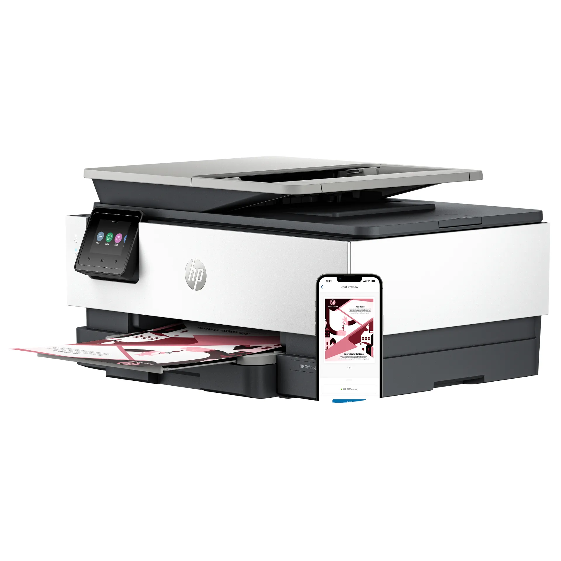 HP OfficeJet Pro 8122e Wireless All-in-One Farbe Drucker, Instant Ink; Beidseitiger Druck – Bild 4