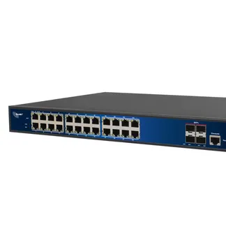 ALLNET Switch full managed Layer2+ 28 Port • 24x GbE • 4x SFP+ • 19″ • JSON API • ALL-SG8628MJ-10G ALLNET Switch full managed Layer2+ 28 Port • 24x GbE • 4x SFP+ • 19″ • JSON API • ALL-SG8628MJ-10G